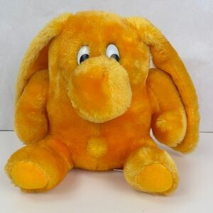 Vintage Kodak Kolorkins Plush Snap 1989 Stuffed Animal Yellow 8" Used W/ Tag